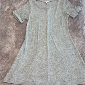 Grey Short Sleeve Dress